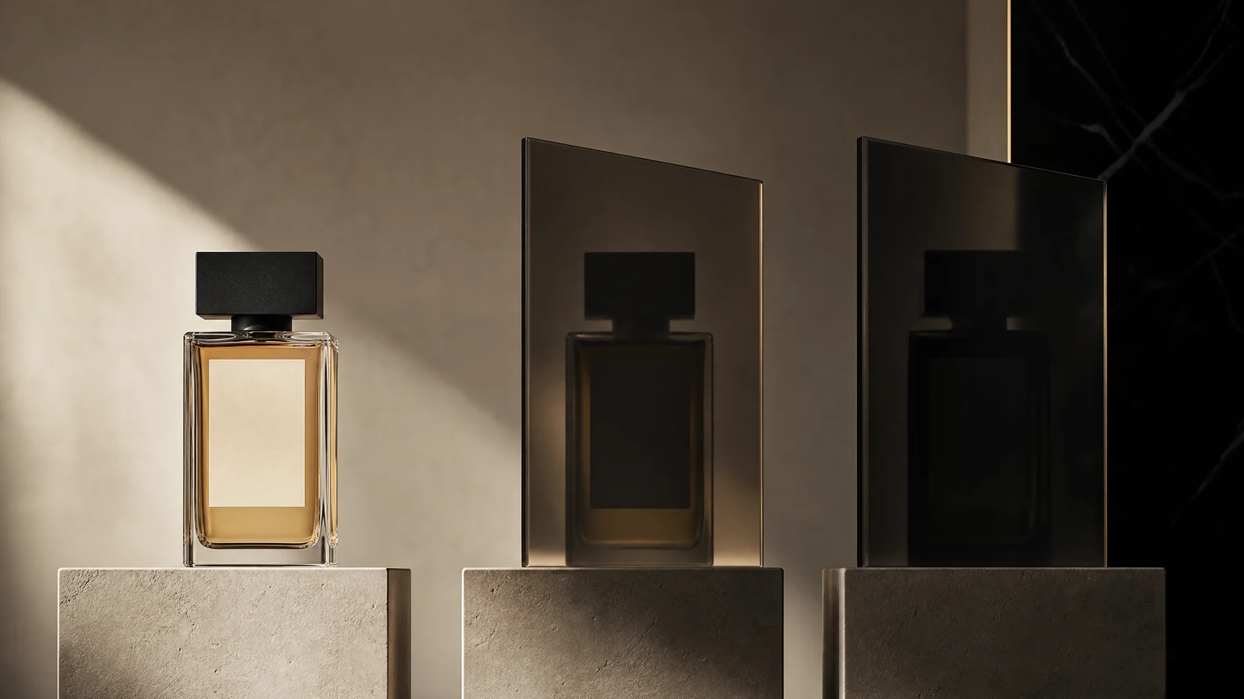 Auvrenn flagship bottle with two future releases held in shadow